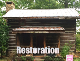 Historic Log Cabin Restoration  Harrisonburg City, Virginia